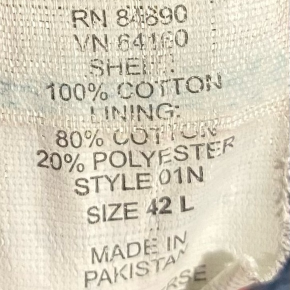 GOOD- Size 42L Mens Habands Ice House Flannel Lined Pants Warm Insulated Blue - Picture 7 of 11